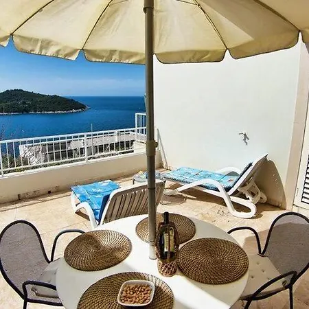 شقة Sipa - Comfort Two Bedroom With Balcony And Sea View B دوبروفينك